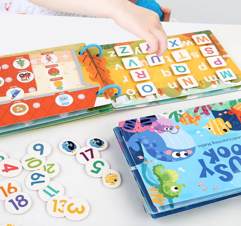 Early literacy toys for phonics, language, and pre-reading skills.