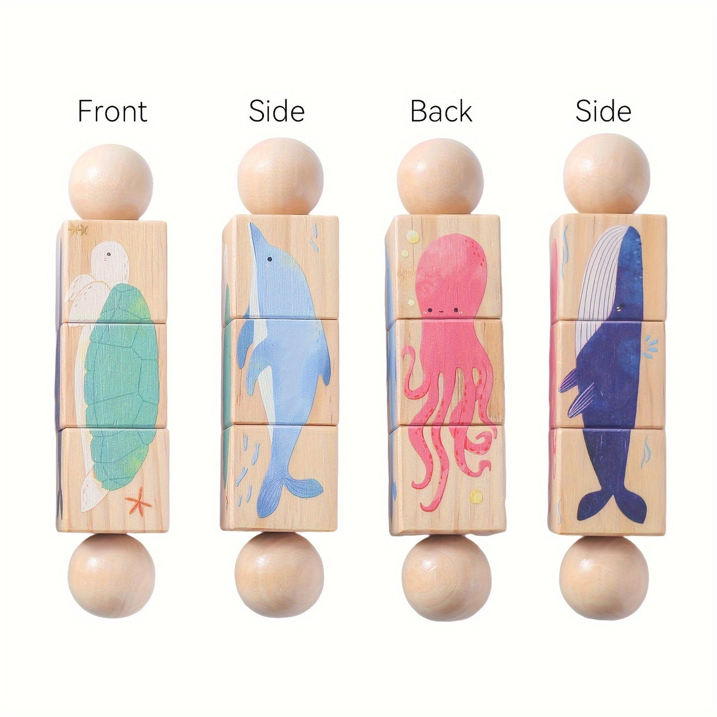 Interactive twist-and-turn puzzle toy promoting motor skills and cognition.