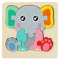 Elephant-themed educational puzzle for toddlers