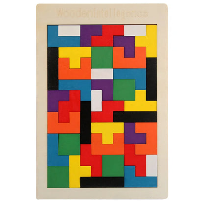 Educational Tetris puzzle encouraging counting, problem-solving, and spatial reasoning