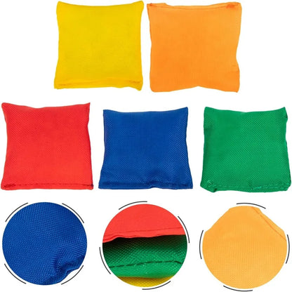 Colourful Mini Bean Bags set for toddler motor skills and play